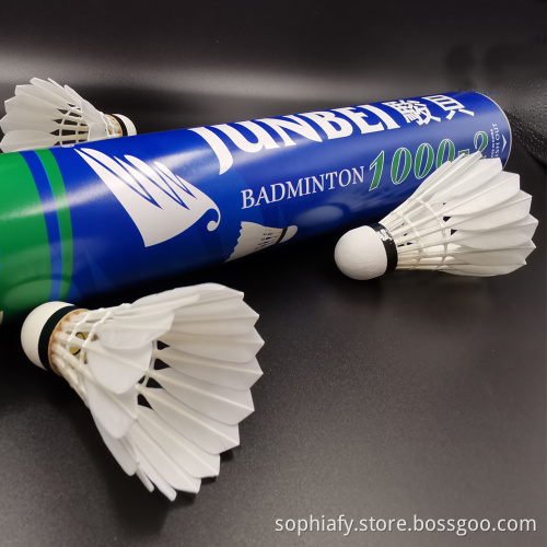 100% Goose Feather Straight Beginners Badminton